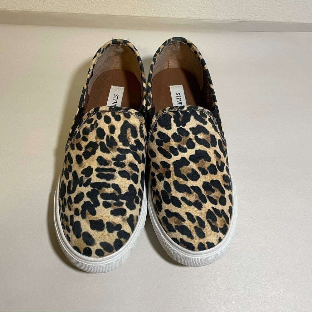 Steve Madden Leopard Cheetah Print Slip On Loafer… - image 3